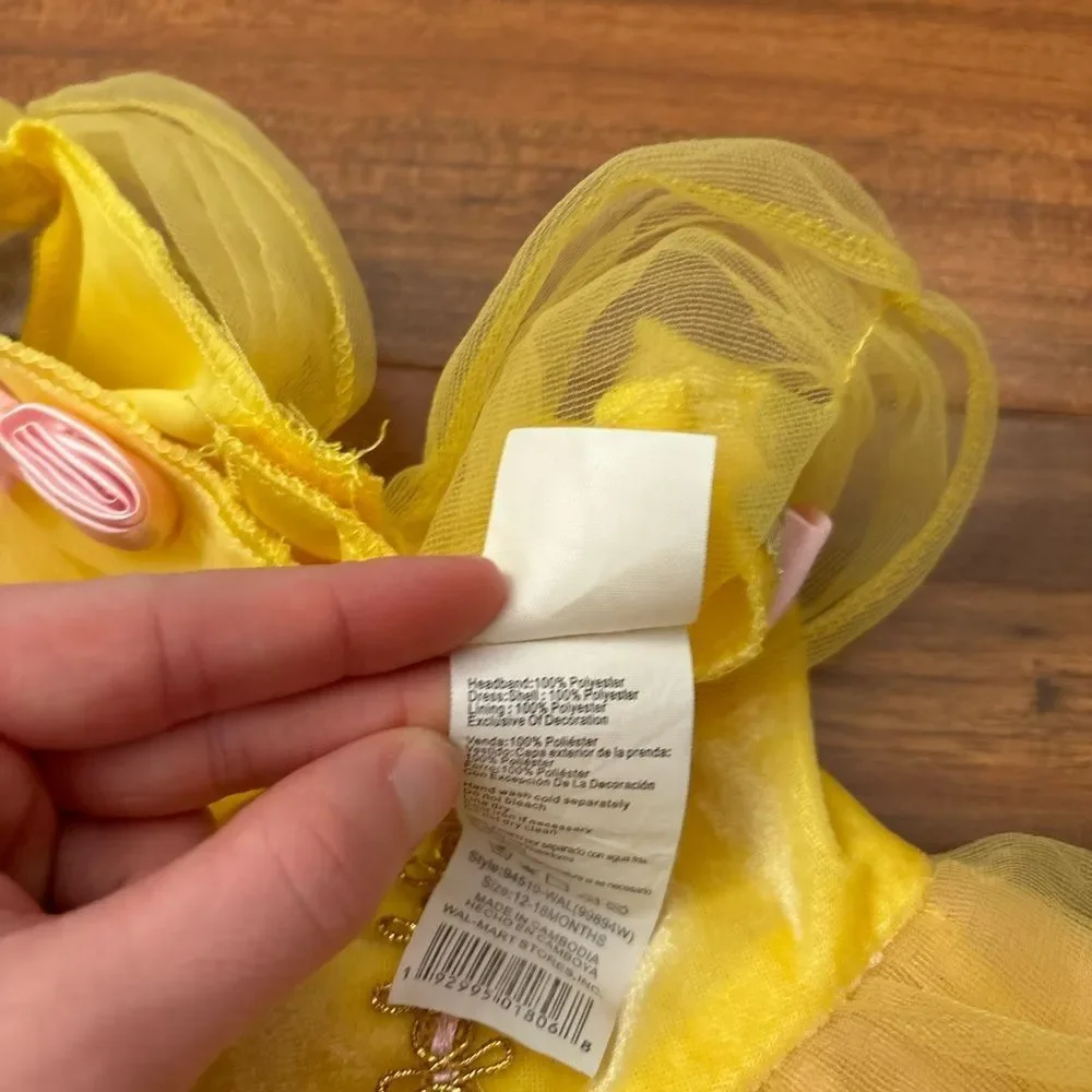 Disney Baby Belle Beauty and the Beast Costume Dress - Picture 6 of 6